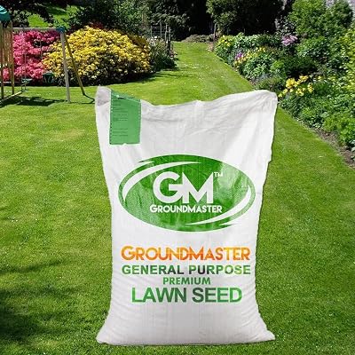 GroundMaster GroundMaster Premium Grass Seed 1kg - Fast Germinating Lawn Mix