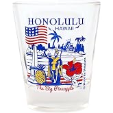 Honolulu Hawaii Great American Cities Collection Shot Glass