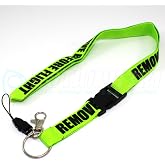 Rotary13B1 Remove Before Flight Lanyard - Lime Green/Black