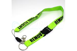 Rotary13B1 Remove Before Flight Lanyard - Lime Green/Black