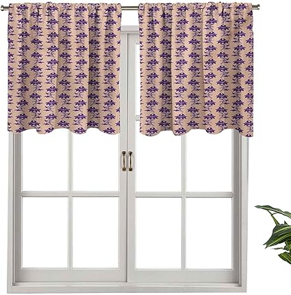 Hiiiman Cenefa victoriana con bolsillo para barra, diseño de flores