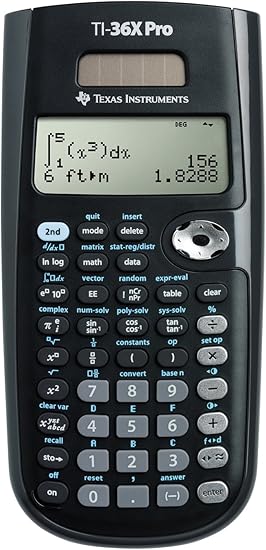 Texas Instruments Ti 36x Pro Schulrechner 4 Zeilig Nur Mit Franzosischer Anleitung Und Sprache 36pro Tbl 1l1 Black Amazon De Burobedarf Schreibwaren