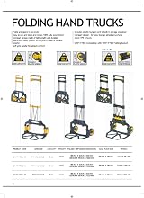 Stanley Folding Hand Truck 70 kg Capacity & Basket Holder 127mm Wheels view 6
