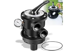 sixcow Replacement for Hayward SP0714T VariFlo XL Top Mount Multiport Valve Part for Above-Ground Pro- or VL Series Sand Filt