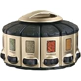 KitchenArt 57010 Select-A-Spice Auto-Measure Carousel Professional Series, Satin