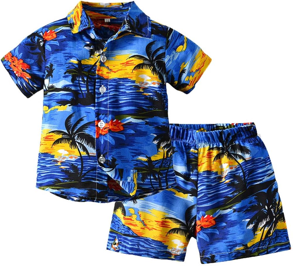 baby boy tropical outfit