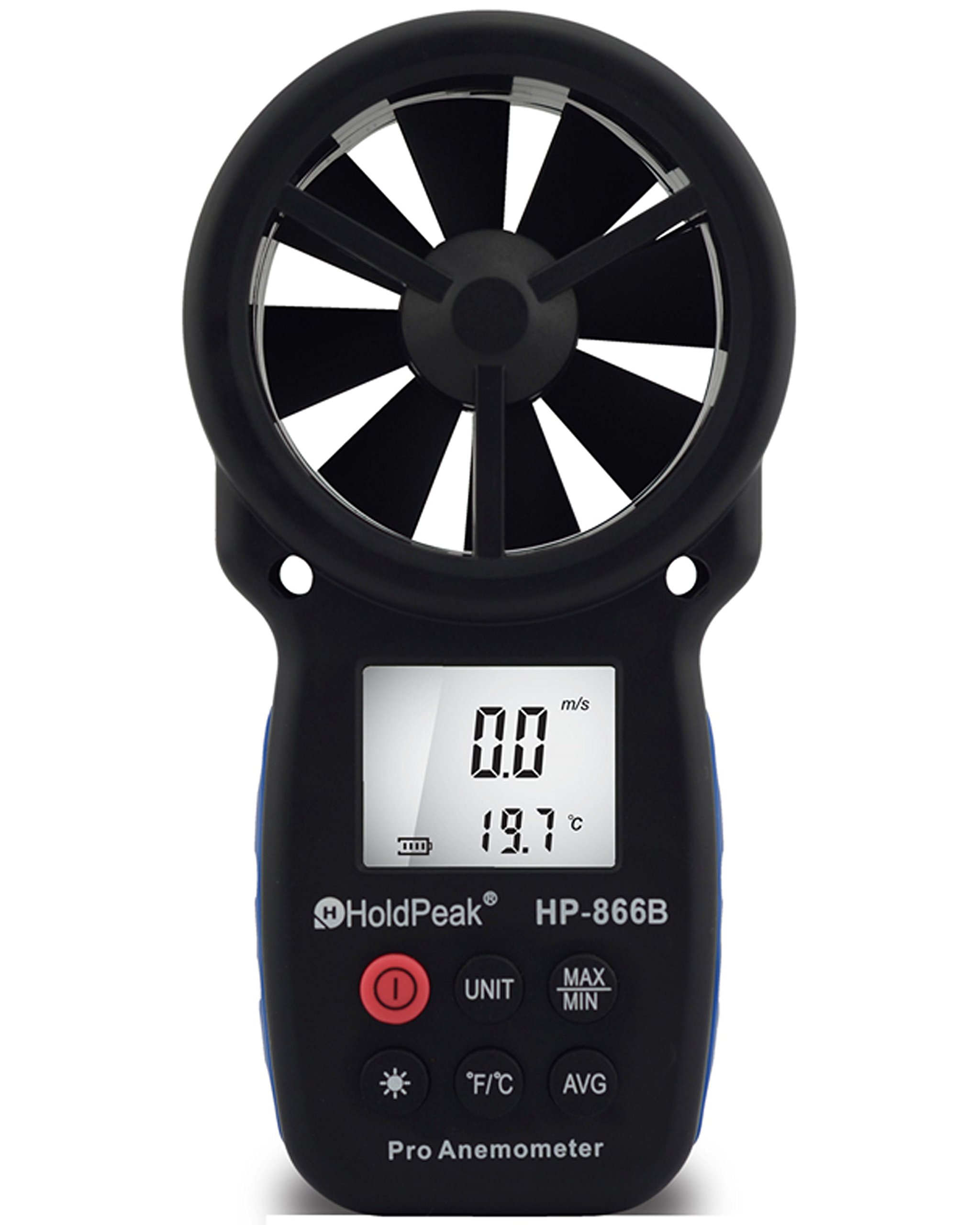 Digital Air speed Indicator Mph Wind Meter Sensor Anemometer Hvac