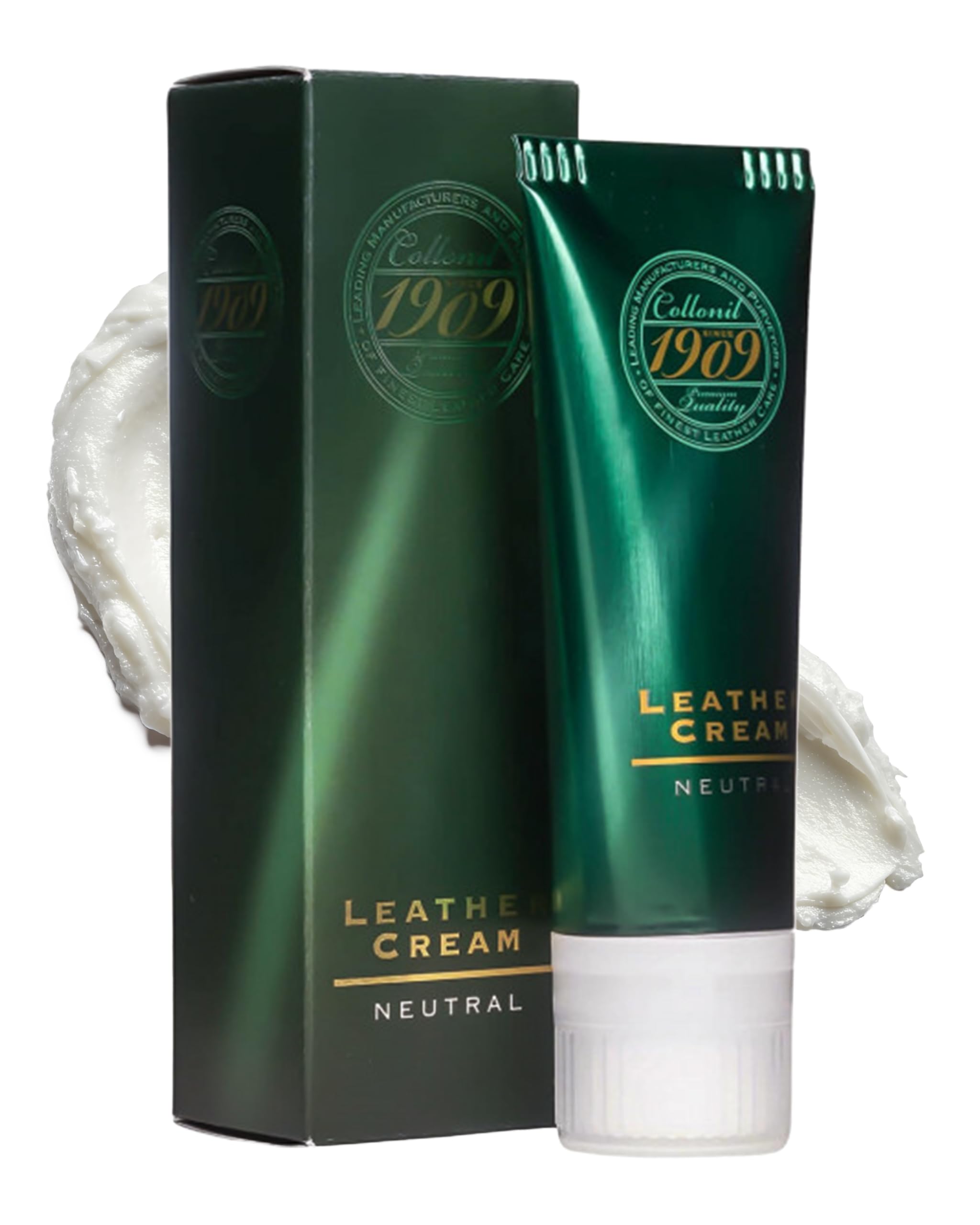 Photo 1 of Collonil 1909 Leather Cream 2.53 Fl Oz - Nourishing Formula to Extend the Life of Leather Footwear and Meet the Highest Demands