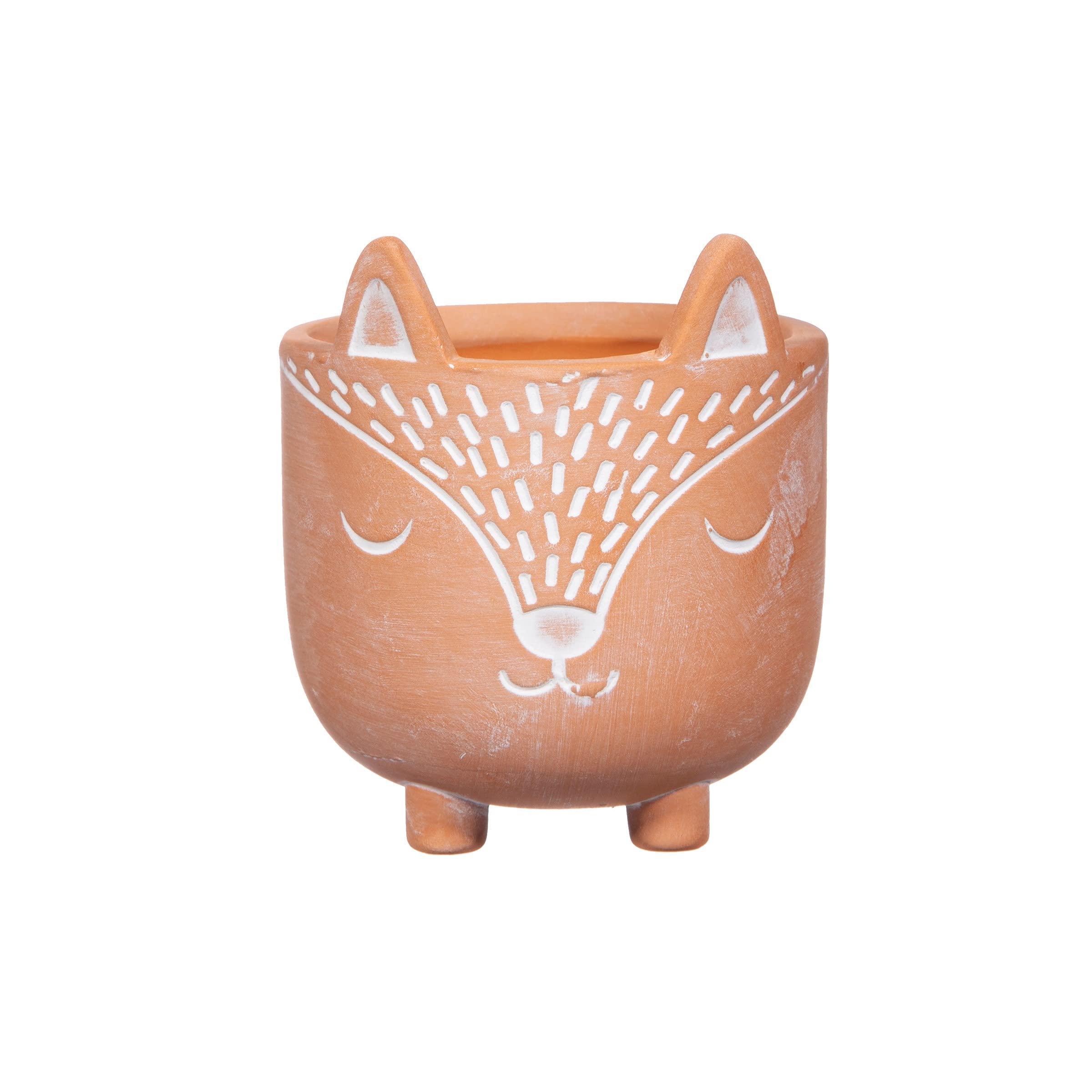 Sass & Belle Mini Woodland Fox Terracotta Planter