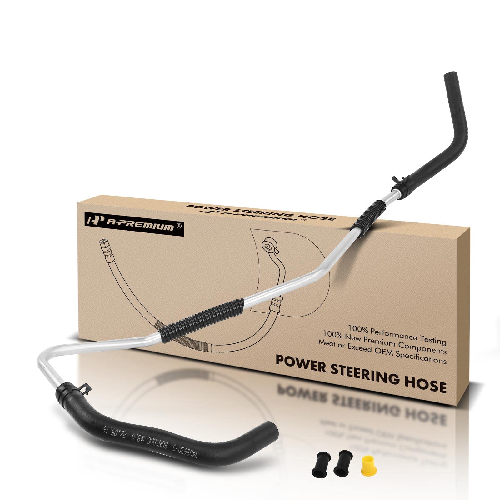 Photo 1 of A-Premium Power Steering Return Hose Line Assembly Compatible with Toyota Camry 2002-2006, Solara 2004-2008 & Lexus ES300 2002-2003, ES330 2004-2006, GS300 2002-2005, Gas, Pipe To Reservoir