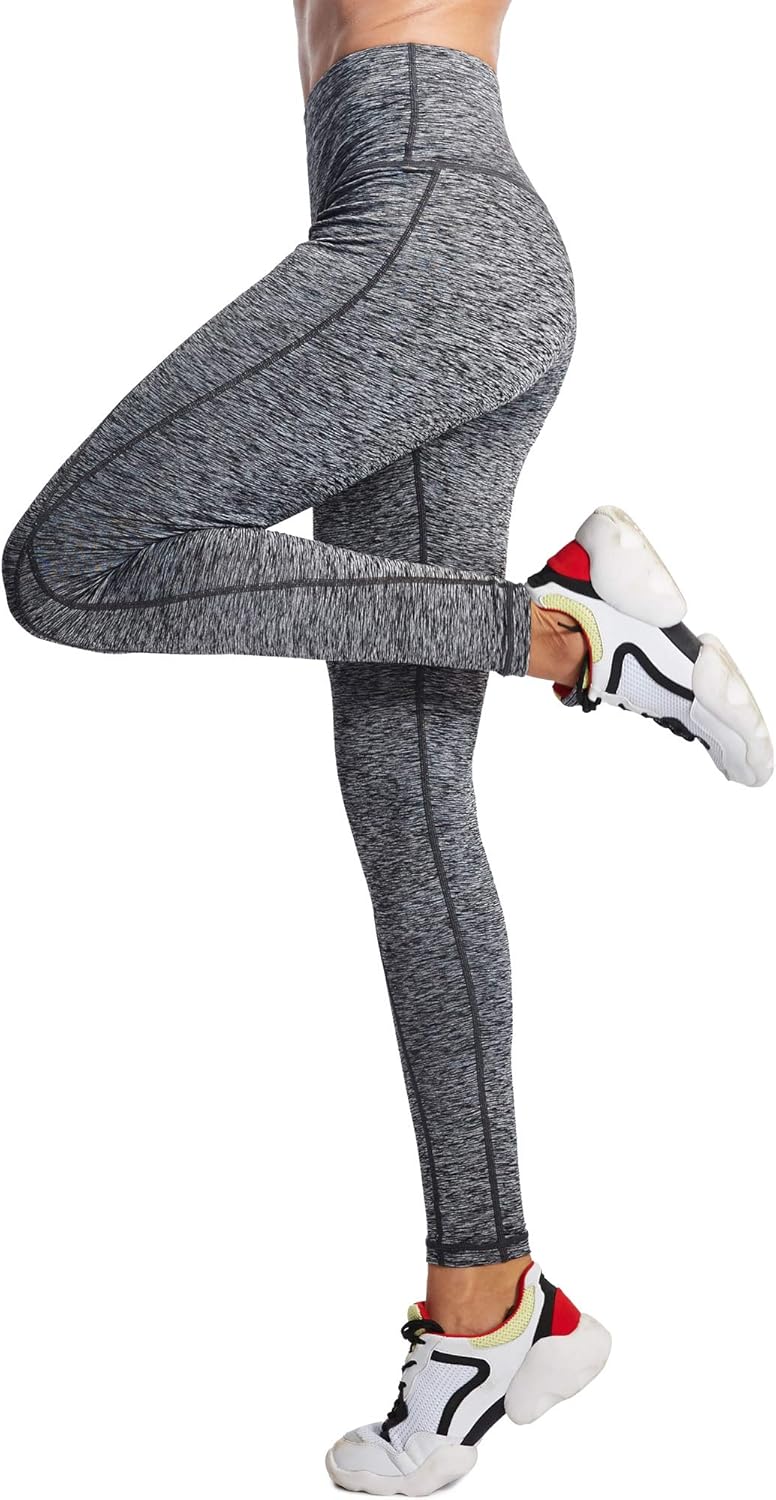 Neleus Women's Yoga Pant Running Workout Leggings with Pocket Tummy Control High Waist: Clothing