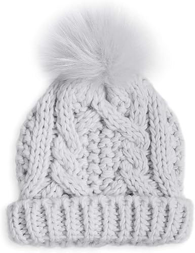 Grey baby bobble hat Clearance