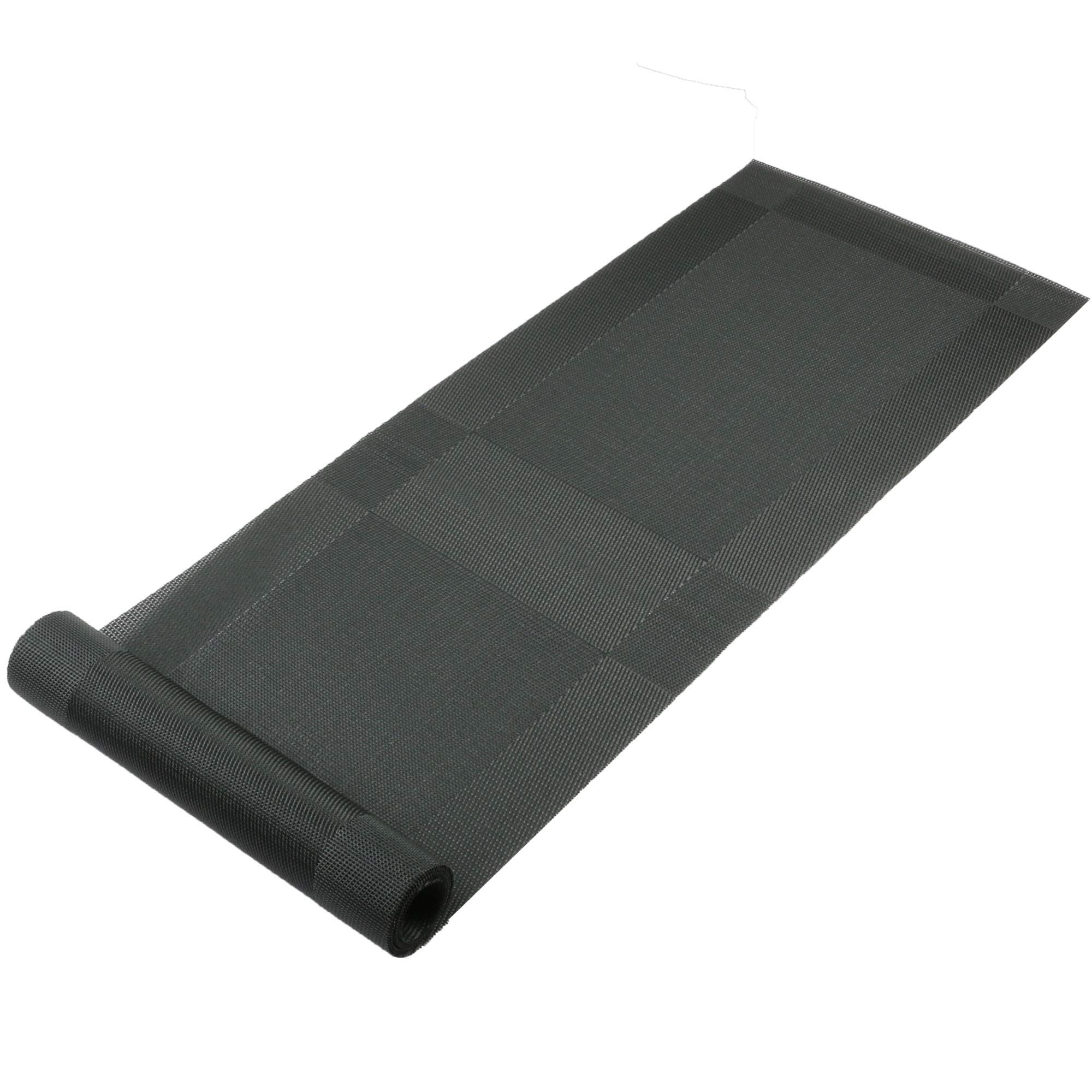Famibay Black Table Runner Washable plastic Runner for Kitchen Table 30 * 135CM