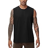 THE GYM PEOPLE Men's Workout Tank Top UPF 50+ Sleeveless Quick Dry Athletic Shirts Casual Running Muscle Shirts