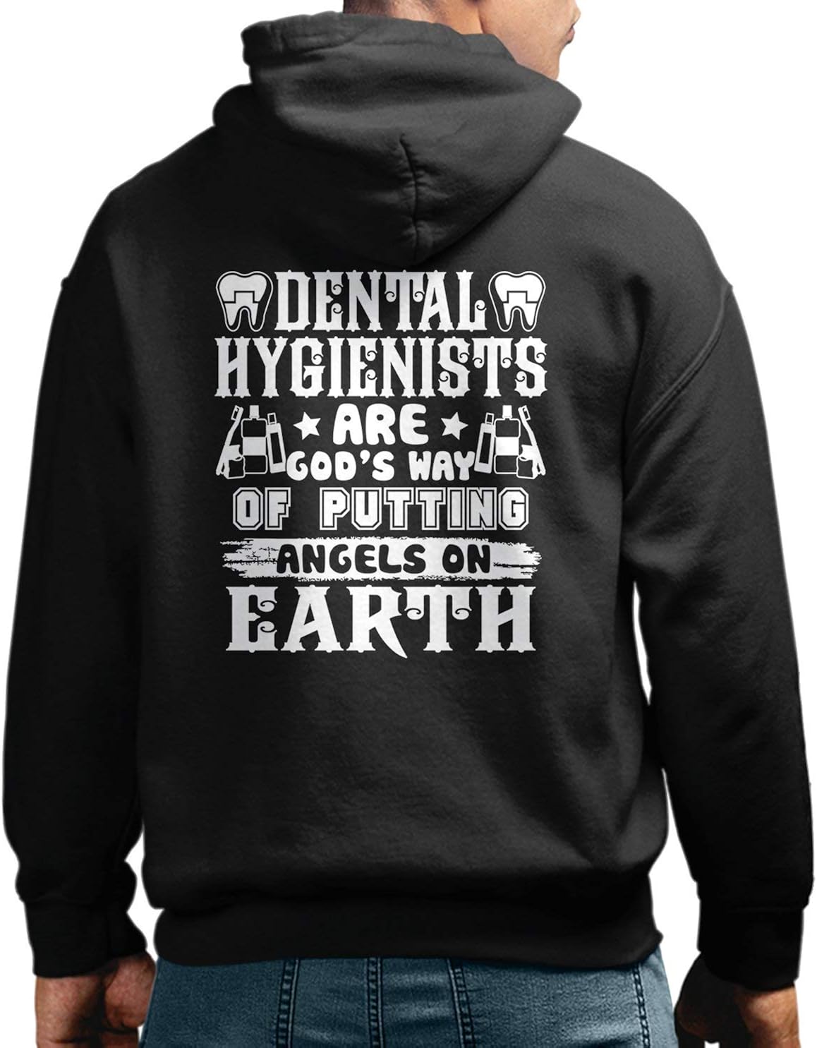 Eleven Garlic Dental Hygienist Angels On Earth Hoodie for Women, Dental