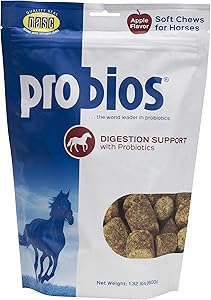 Probios Horse Soft Chews, Apple flavor, Net Weight 1.32 lbs(600 grams)