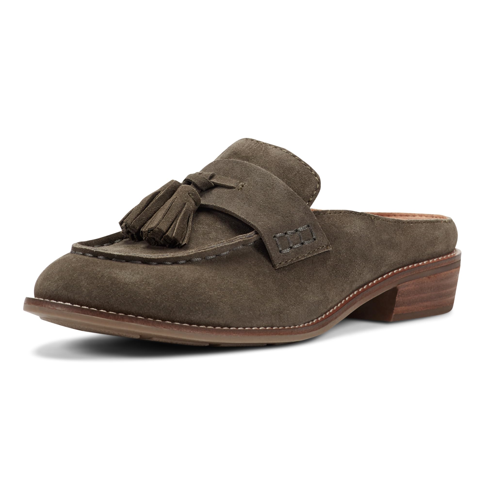 Earth Women’s Everett Mule, Dark Green 300, 9 M