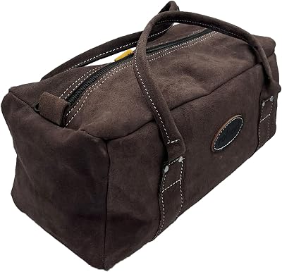 Rolson 68281 350mm Leather Contractor Tool Bag Heavy Duty Durable