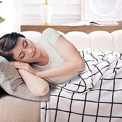Bertte Fleece Throw Blanket Super Soft Cozy Warm