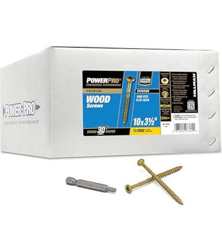 Hillman HILLMAN Power Pro No. 8 X 1-1/2 in. L Star Coarse Exterior Wood