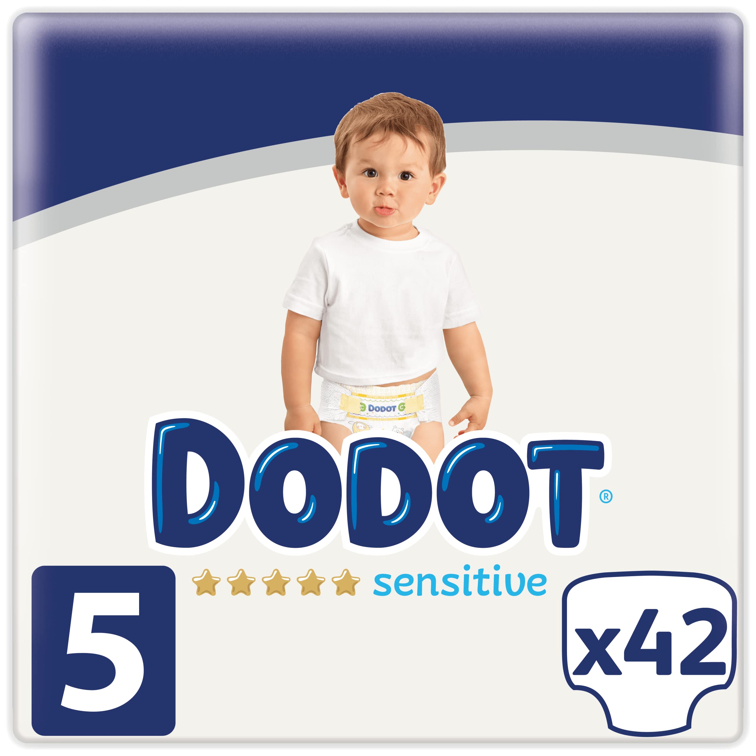 Dodot Sensitive – Diapers Size 5, 42 Diapers, 11 to 16 kg