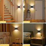Suright LED Wall Light with Motion Sensor 3000K 2000mAh Type-C Black view 6
