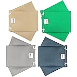 Henry Mask Reusable 3-Layer PPE Stylish Facemask Adjustable With Filter Protection Ultra Breathable, Variety 4-Pack - Adult H