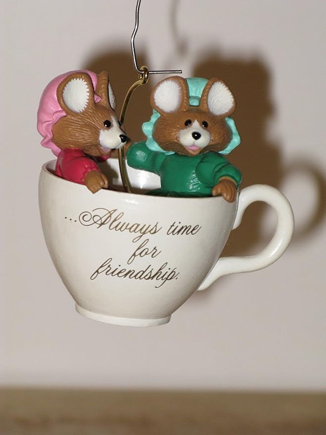 Amazon.com Hallmark Keepsake Ornament  Friendship Time 1989 QX4132