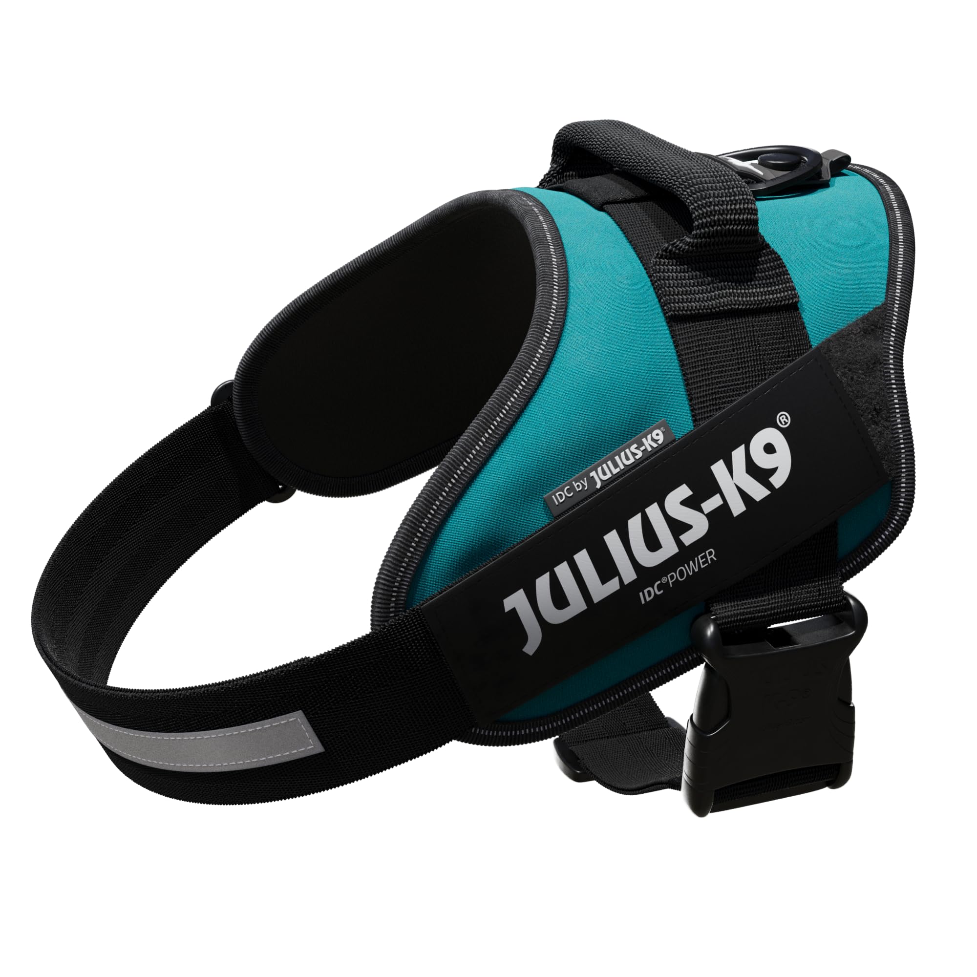 Julius-K9, 16IDC-PG-1, IDC Powerharness, dog harness, Size: L/1, Petrol Green