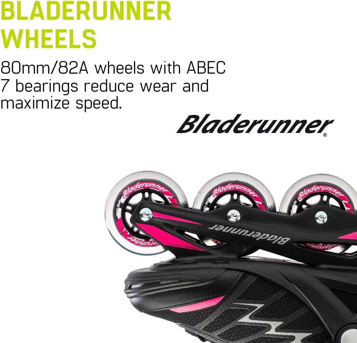 Bladerunner by Rollerblade Advantage Pro XT Women's Adult Fitness Inline Skate, Pink and Black Inline Skates : Sports & Outdoors