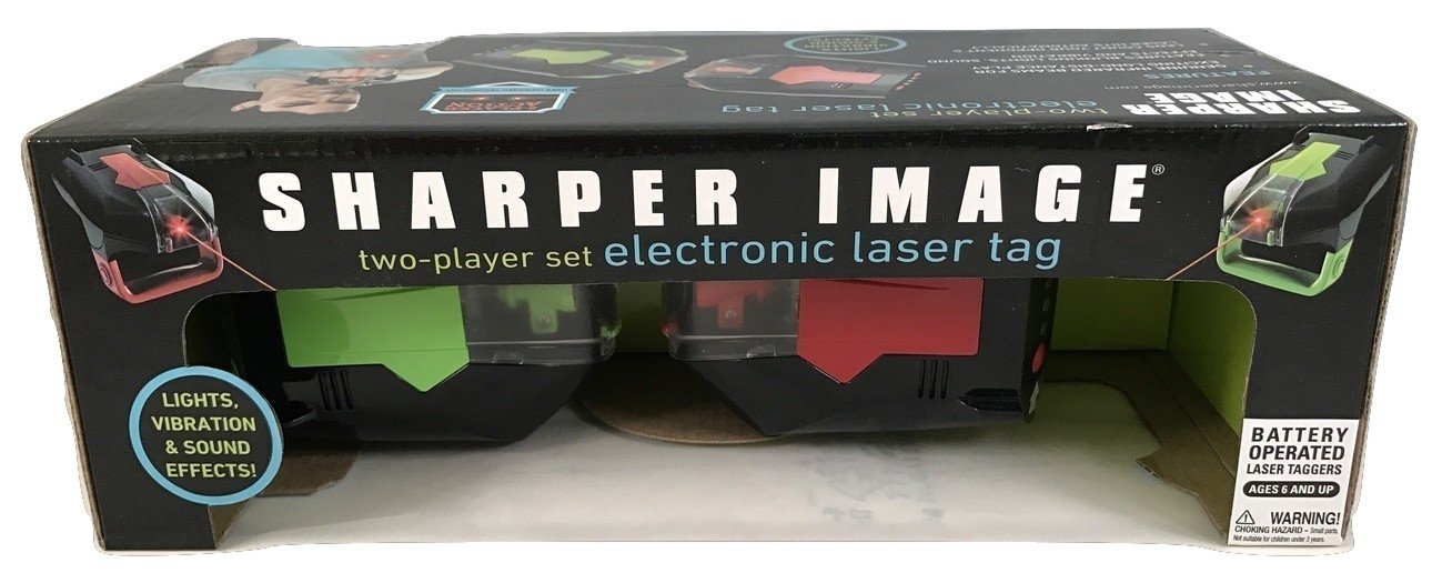 sharper image two player electronic laser tag
