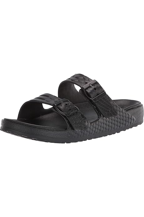 skechers cali breeze double strap eva slide sandal