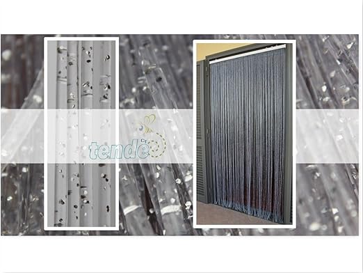 title=Tenda/Moschiera PVC- Modello Diamante- Misure Standard (100X220 / 120X230 /