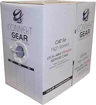 Varado Cat5E-CCA UTP Ethernet Red Cable Rollo Caja Alambre 305 m [305 Metros]: Amazon.es: Electrónica