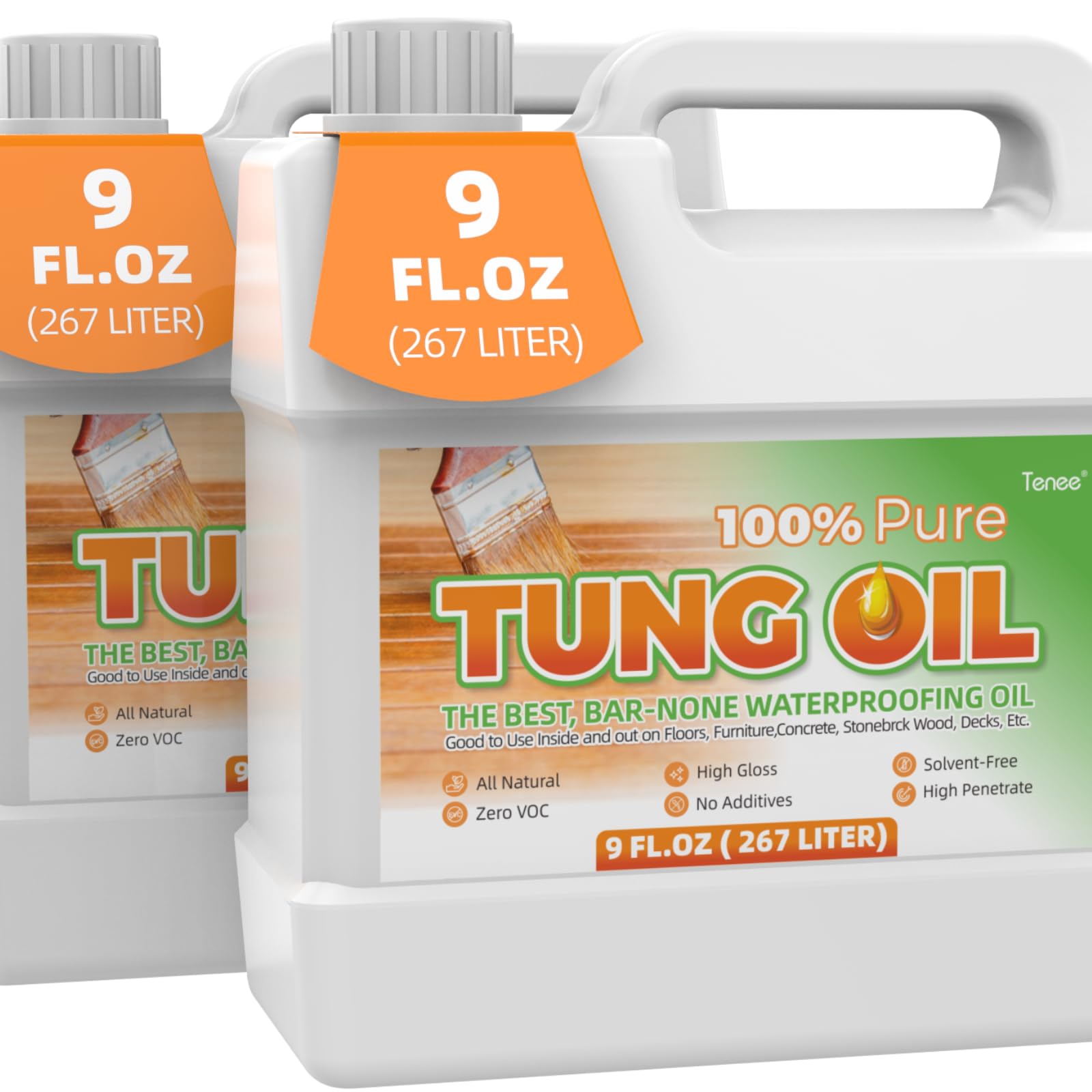 Tenee 9 Fl Oz, 2 Pack Pure Tung Oil – Your Wood