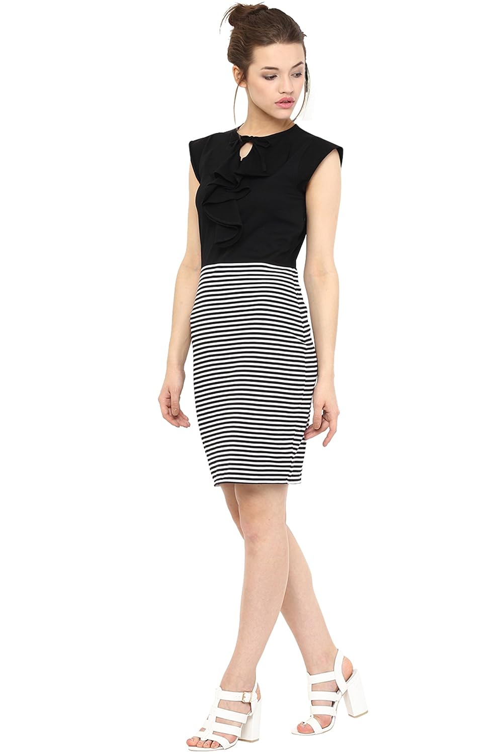 miss chase women's cotton bodycon dress