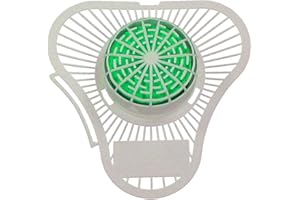 ScentBon 7003 Urinal Deodorizer Non para Urinal Cakes Block, 2000 Flushes Urinal Screens Deodorizer, Green Apple Fragrance Urinal Screen, Green Urinal Cake (Pack of 12)