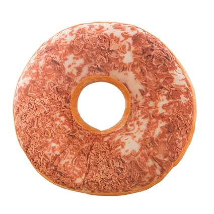 Amazon Com Tinksky 3d Donut Pillow Soft Cosy Seat Back Stuffed