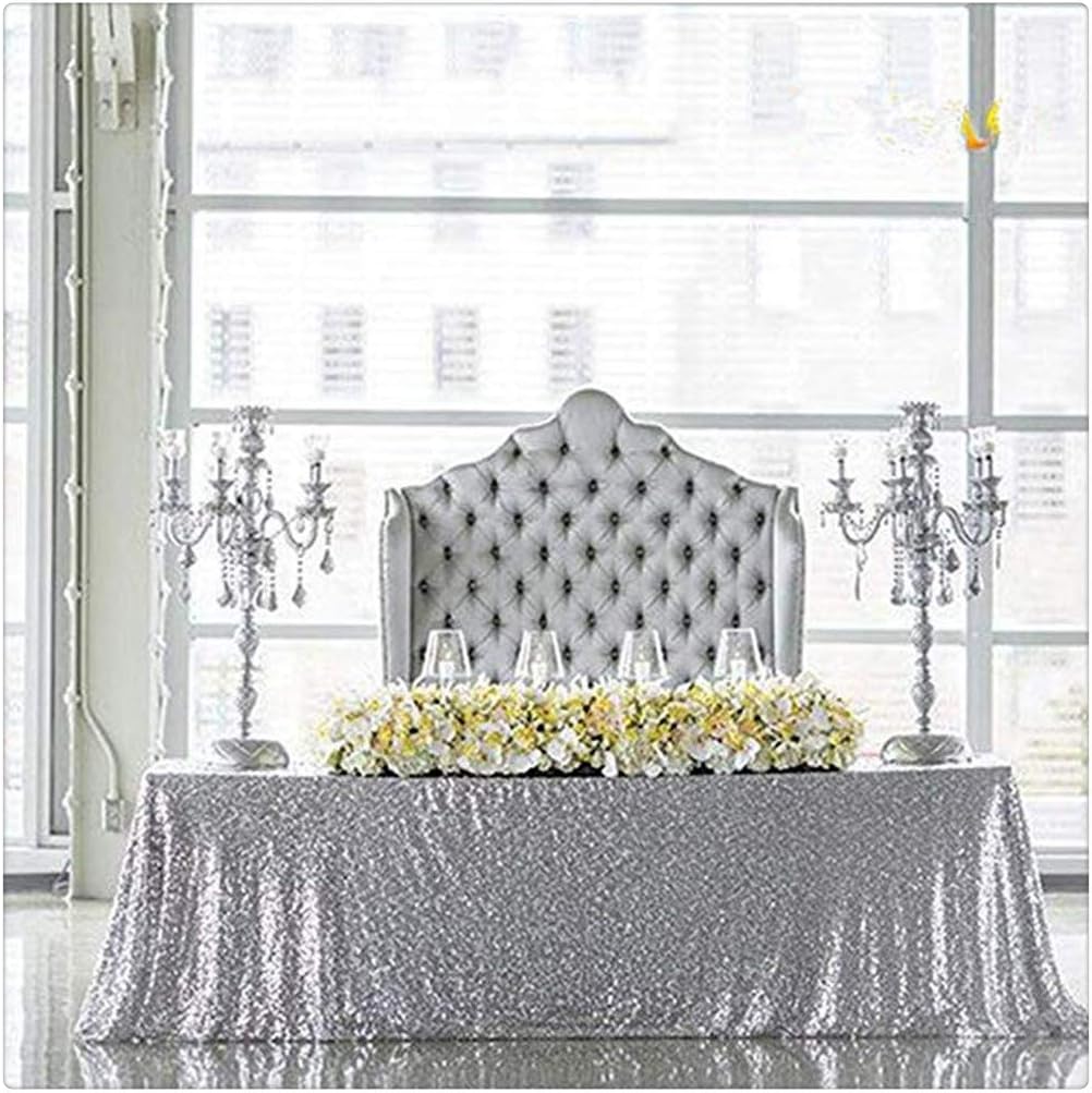 Best table cloth shiny rectangle