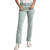 DEAR JOHN Blaire Straight Leg Jean Mid Rise Slim Fit Ankle Length Stretch Denim