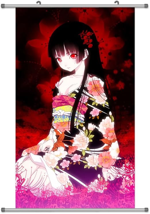 Amazon Com A Wide Variety Of Jigoku Shoujo Anime Characters Wall Amazon Com A Wide Variety Of Jigoku Shoujo Anime Characters Wall