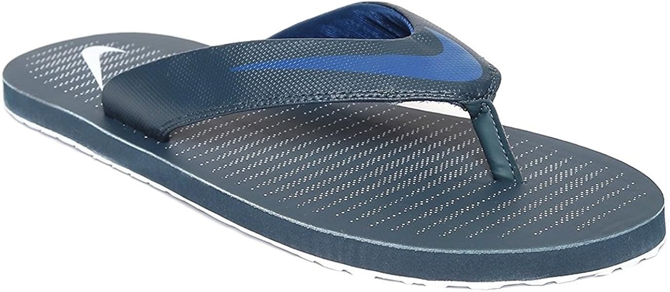 nike slippers navy blue