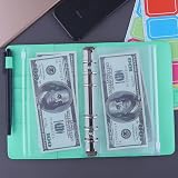 HAUTOCO A6 Budget Binder with Zipper Envelopes Mint Green view 2