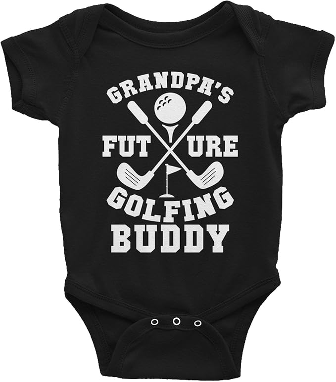 VinMea Baby Onesie Golf Grandpa Baby Golfer Grandpa Infant Golfer