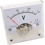 AC 0-150V Square Analog Volt Pointer Needle Panel Meter Voltmeter 91L4