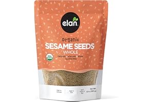 Elan Organic Sesame Seeds, Non-GMO, Vegan, Gluten-Free , 8.8 oz