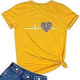 ROSEPARK Women Graphic T Shirts Cute Tops
