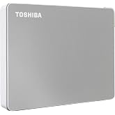 Toshiba Canvio Flex 1TB Portable External Hard Drive USB-C USB 3.0, Silver for PC, Mac, &amp; Tablet - HDTX110XSCAA