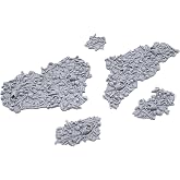 EnderToys Bone Piles by Printable Scenery, 3D Printed Tabletop RPG Scenery and Wargame Terrain 28mm Miniatures