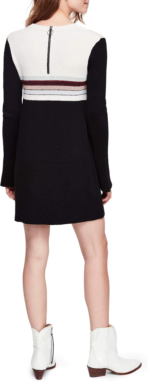 free people colorblock sweater dress